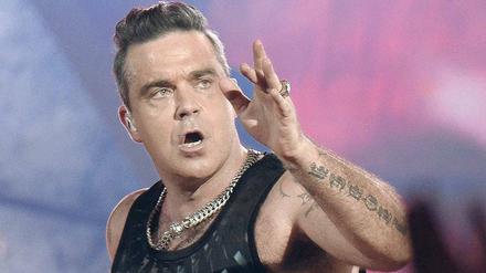 Ausgepowert. Robbie Williams – hier während eines Konzerts am 26. August in Wien – muss wieder eine Auszeit nehmen.