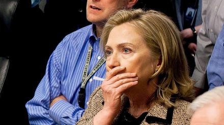 Sieht so jemand aus, der gerade hustet? Hillary Clinton im Situation Room des Weißen Hauses während des Einsatzes, bei dem Osama bin Laden getötet wurde.
