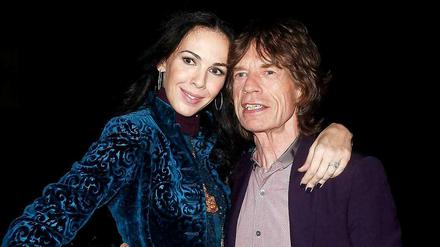 Scott und Jagger zusammen auf einer Modeschau in New York.