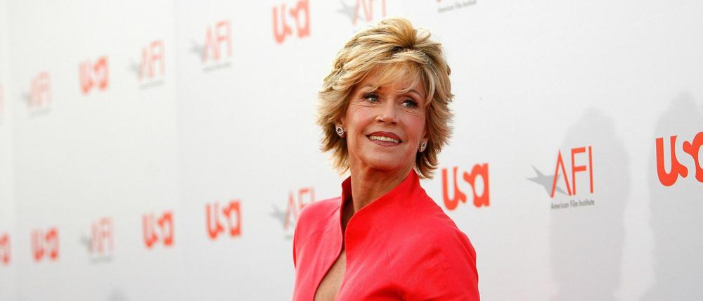 Schauspielerin Jane Fonda. 