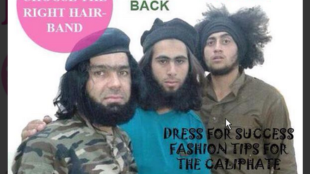 „Fashion-Tipps für das Kalifat“ - Das Cover der Satire-"Jihad Vogue".