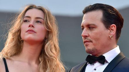 Johnny Depp und seine Noch-Ehefrau Amber Heard.