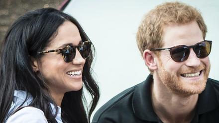 Prinz Harry und seine Freundin Meghan Markle im September in London. 
