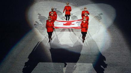 Eröffnungsfeier der Olympischen Spiele in Vancouver im Februar 2010.