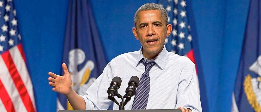 Obama hielt am Mittwoch eine Rede zur Verschärfung des Waffengesetzes. Auslöser ist ein Kino-Attentat bei dem der Täter 12 Menschen erschoss und über 50 verletzte.