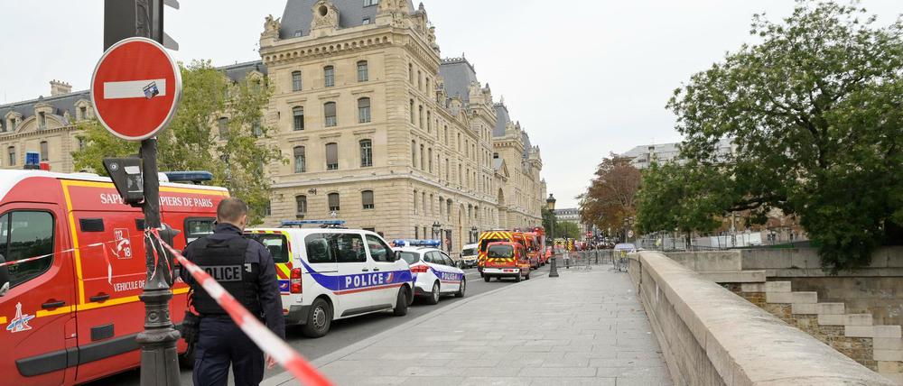 Die Polizeipräfektur in Paris.