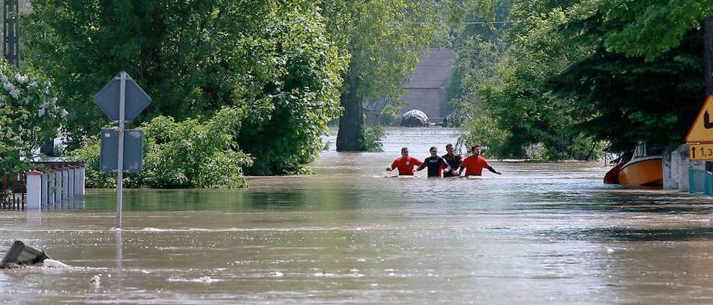 In vielen Regionen Polens ist von den schwersten Überschwemmungen seit mehr als 100 Jahren die Rede.