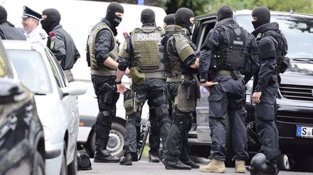 Polizeieinsatz mit SEK in Stuttgart-Ost am Montag. 