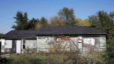 In diesem verfallenen Haus in der Stadt Gary im US-Bundesstaat Indiana soll eines der Opfer des mutmaßlichen Serienkillers gefunden worden sein.
