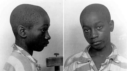 Der damals 14-jährige George Stinney nach seiner Verhaftung in der Strafanstalt. 