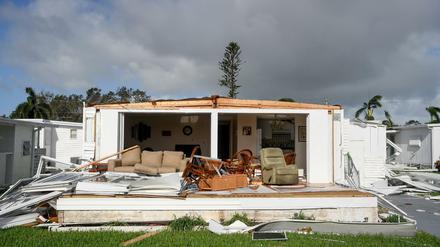 Ein von "Irma" zerstörtes Haus in Florida.