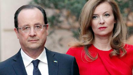 Valerie Trierweiler und Frankreichs Präsident François Hollande.