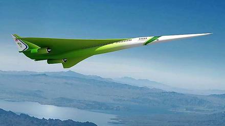 Im Rahmen eines Forschungsprojekts der Nasa hat der Hersteller Lockheed-Martin ein künftiges Überschallverkehrsflugzeug entworfen, dessen Modell bereits im Windkanal getestet wird.