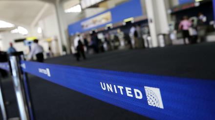 Ein Terminal der Fluggesellschaft  United Airlines. 