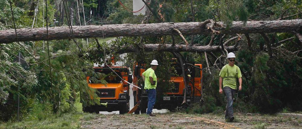 Allein in Florida waren nach Angaben der Behörden 300.000 Menschen ohne Strom.