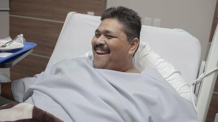 Andrés Moreno, der schwerste Mann der Welt im Krankenhaus. Nun will er abnehmen. 