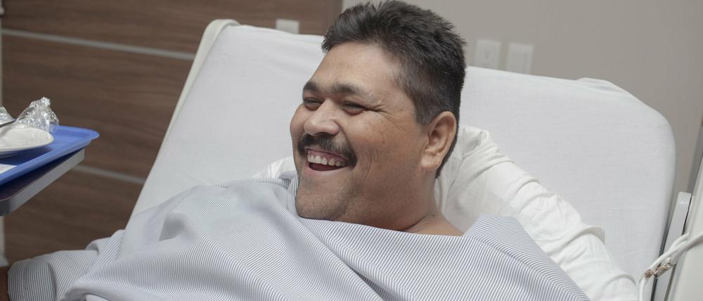 Andrés Moreno, der schwerste Mann der Welt im Krankenhaus. Nun will er abnehmen. 