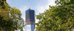 Das neue "World Trade Center" - aufgenommen aus dem Battery Park in New York.