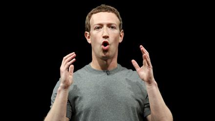 Mark Zuckerberg, Gründer von Facebook. 