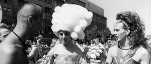 Out and proud: Auf dem Christopher Street Day in Berlin 1986.