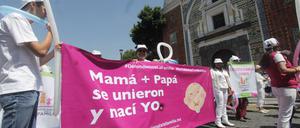 Protest gegen die Ehe für alle in Mexiko 