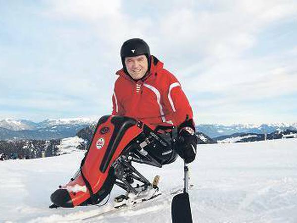 Ex-Skirennfahrer. Margreiter lässt sich von seiner Behinderung nicht bremsen.