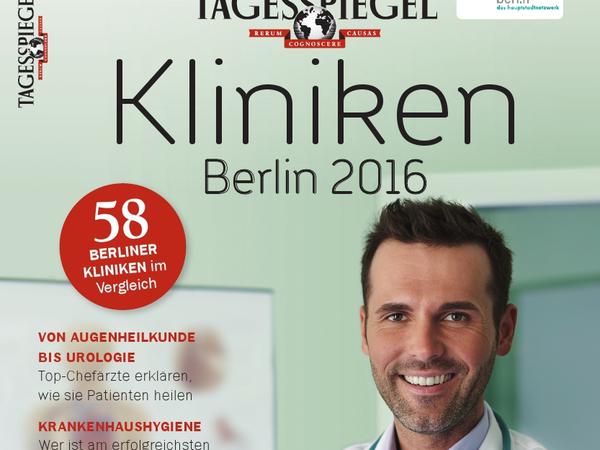 Cover des Magazins "Tagesspiegel Kliniken Berlin 2016"