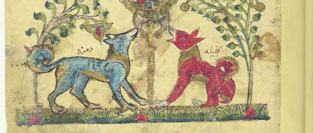 Die Wildhunde Kalīla und Dimna sind die Hauptcharaktere einer gleichnamigen Fabelsammlung, deren Ursprünge bis ins Jahr 300 nach Christus zurückreichen.