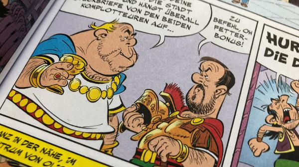 Im gerade erschienenen Band „Asterix in Lusitanien“ gibt es eine Figur namens Pistorius.