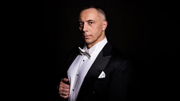 Der polnisches Bassist Rafał Korpik