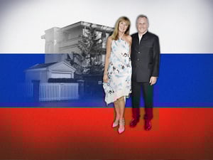 Russlands Ex-Botschafter Vladimir Kotenev und Ehefrau Maria Koteneva verkaufen offenbar ihre Villa im Berliner Grunewald.