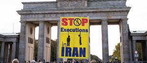 Auch in Berlin gibt es immer wieder Proteste gegen das Regime im Iran (Archivbild).