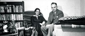 Die Physikerin Lise Meitner und ihr Kollege Otto Hahn (1938)