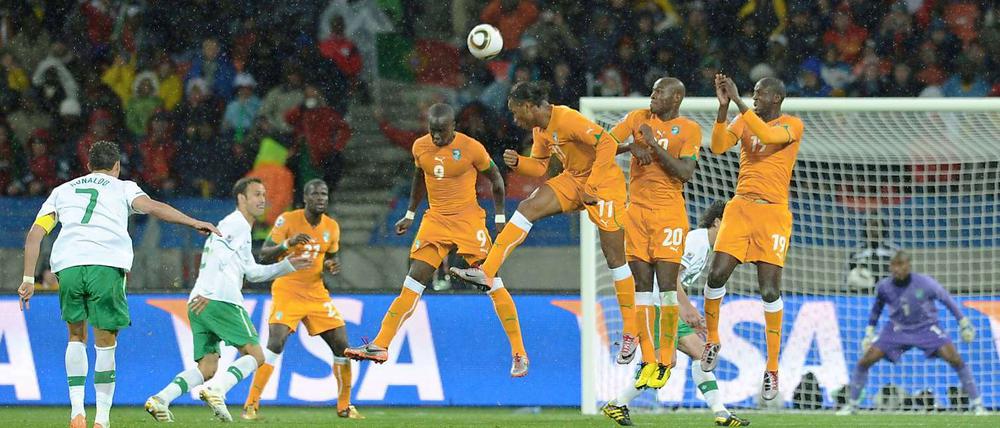 Elfenbeinküste gegen Portugal oder Ronaldo gegen Drogba. Doch wer ein großes Spektakel erwartet hatte, wurde zumindest in Sachen Tore enttäuscht.