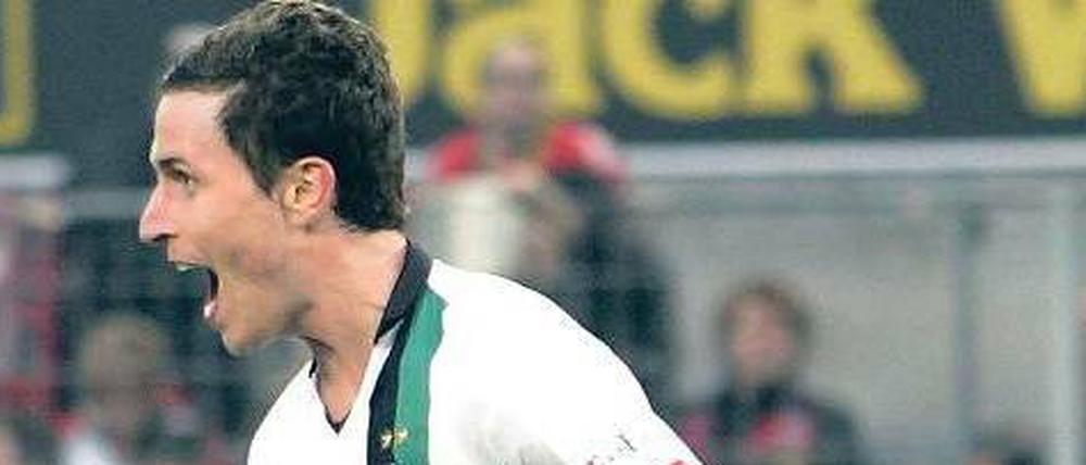 Jubeln für Hertha. Der Kanadier Rob Friend spielt in den kommenden drei Jahren für die Berliner. Foto: ddp