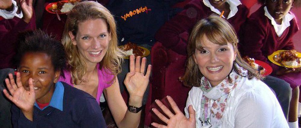 Sie ist der Dieter Kronzucker der im Sterben liegenden Auslandskorrespondenz: Franziska van Almsick.