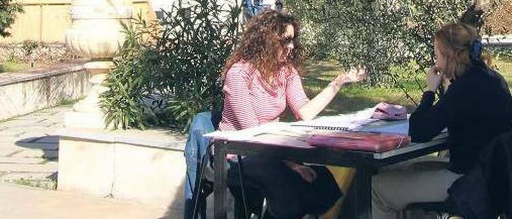 Studieren in der Sonne. Die Unis bieten für Bachelors kürzere Auslandsaufenthalte an (im Bild die Uni Genua).