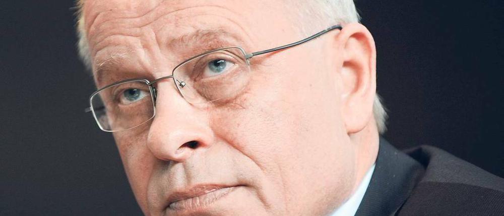 „Uns geht es gut, weil wir die Industrie haben“, sagt der IG-Metall-Vorsitzende Berthold Huber.