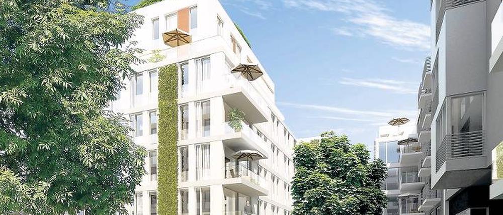 Umstrittener Neubau. Gegner der „Choriner Höfe“ machen mit Flyern Stimmung gegen das Projekt.