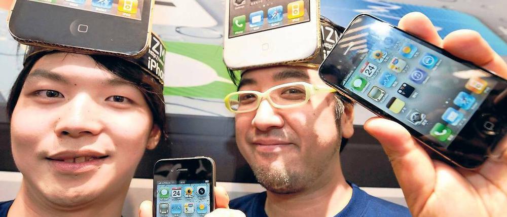 Besser, flacher, hipper. Nicht nur in Japan freuen sich Fans über das jeweils neueste iPhone – bis es wieder veraltet ist.