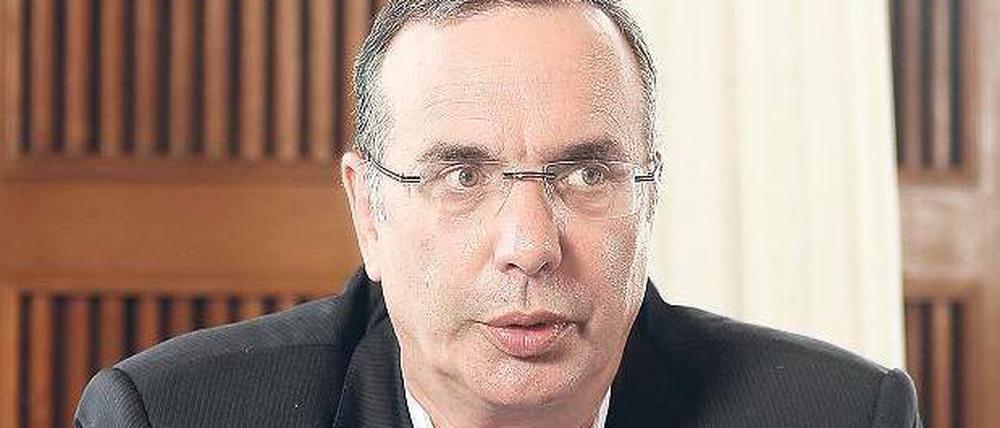 Wirbt für Rot-Rot. Wirtschaftssenator Harald Wolf tritt zur Abgeordnetenhauswahl als Spitzenkandidat der Linken an.