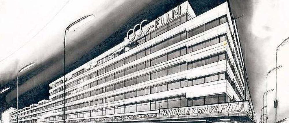 Großstadtkreuzer. Geschäftshaus Knesebeckstraße/Kurfürstendamm von Schwebes & Schoszberger (1966). Foto: Architekturmuseum