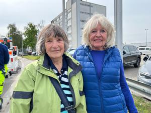 Marion Herzog (79) und Barbara Posern (81) vom Sozialkaufhaus „Rumpelbasar“.