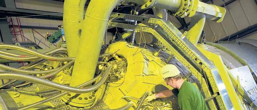 Made in Moabit. Siemens baut in Berlin Gasturbinen für die ganze Welt. Keine einzige ist in Berlin-Brandenburg im Einsatz. Foto: p-a/dpa