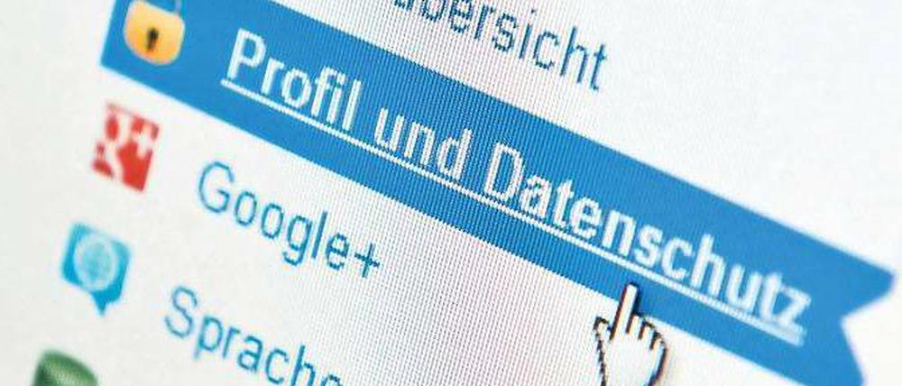 Profilbildung: Zeitgleich mit den neuen Datenschutzbestimmungen führt Google die Dienste zusammen. US-Datenschützer haben dagegen Klage eingereicht. Foto: dapd