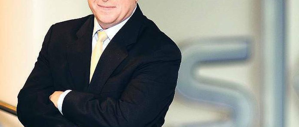 Daueroptimist. Sky-Chef Brian Sullivan rechnet mit schwarzen Zahlen. Foto: dpa