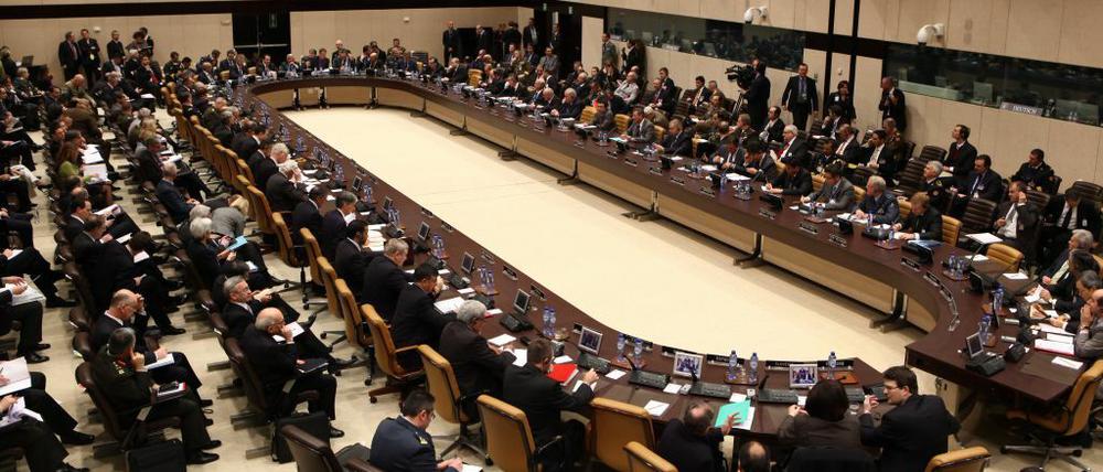 Nato-Treffen in Brüssel.