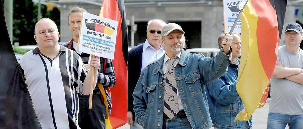 Die Rechtspopulisten von "Pro Deutschland" provozieren gerne.