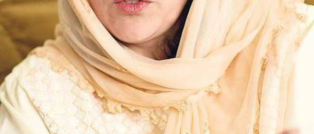 Fawzia Koofi, seit 2005 afghanische Abgeordnete, will die Situation der Menschen verbessern. „Afghanistan ist kein Land, das chronisch arm bleiben muss“, sagt sie. Foto: JohannesEisele/ddp
