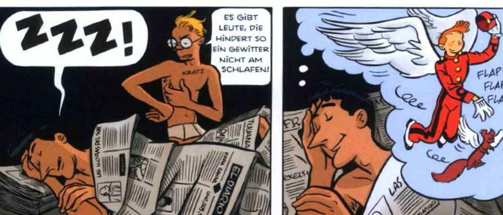 Glückssucher: Eine Traumsequenz aus dem besprochenen Album.